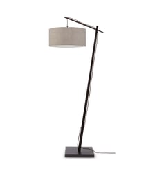 Lampadaire Andes - Noir/Taupe - 72x47x176cm Good&Mojo