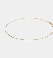 Chaîne en argent 925 plaquée en or jaune 18K avec des perles Aristocrazy