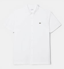 Chemise popeline légère regular fit Lacoste