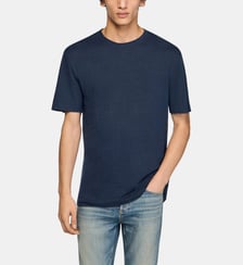 T-shirt droit en lin Sandro