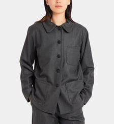 veste en gabardine de laine Agnès b.