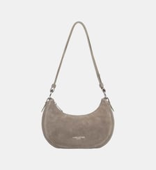 Sac à main demi lune en suède Lancaster