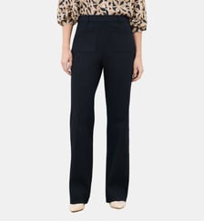 Pantalon pharrison - Motif uni - Coton - Coupe droite Caroll
