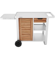 Chariot Plancha WOODY DELUXE compatible plancha 2 et 3 brûleurs Blue Flame, Sorio et Master Campingaz