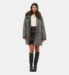 Parka gnorinalong - Motif uni - Coton Caroll