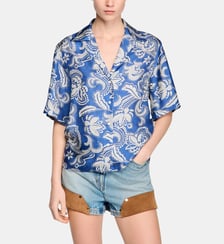 Chemise à imprimé floral Sandro