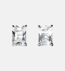 Boucles d’oreilles en argent 925 avec quartz blanc Aristocrazy