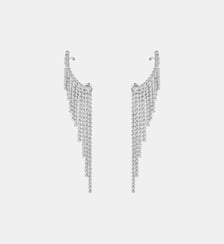 Boucles d’oreilles strass Rabanne