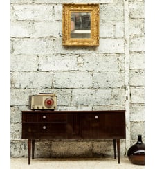 Enfilade aux poignées diamants Margaret N°729- Produit chiné Debongout