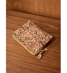 Petite trousse imprimé indien Fleurs Agra Cyrillus
