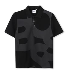 Polo en coton BOSS Kidswear