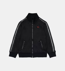 Sweat-shirt zippé intégral avec logo Diesel Kids