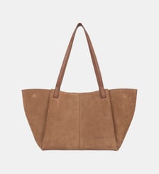 Sac cabas épaule Suède en cuir Lancaster