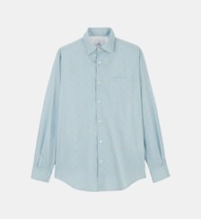 Chemise manches longues coton imprimé losanges Serge Blanco