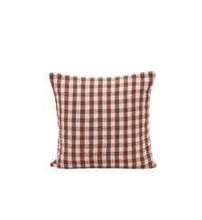 Housse De Coussin  Double gaze gaufrée en vichy Madura