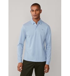 Polo À Manches Longues Mercerisé Coupe Regular Hackett London
