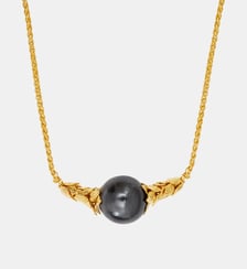 Collier   doré à l'or fin - Lucy Satellite