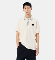 Polo classic fit fabriqué en France badge Lacoste