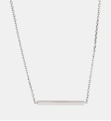 Collier Anagramme poli sur chaîne. JEM