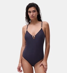 Maillot de bain 1 pièce plongeant Chantelle