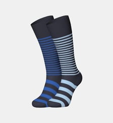2 Paires de Chaussettes à rayures Eden Park