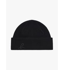 bonnet Vincent en laine noir Agnès b.
