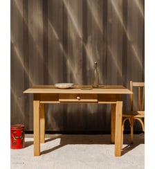 Table à manger en bois Romy N°1483- Produit chiné Debongout
