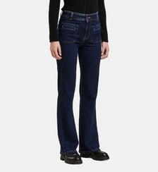 Jean bootcut taille haute en coton biologique La Fée Maraboutée