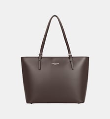 Grand sac cabas épaule Smooth en cuir Lancaster