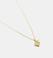 Collier New Cléa médaillon carré en or fin Nilaï