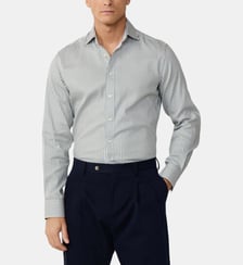 Chemise Bengal Double Face Coupe Ajustée Hackett London