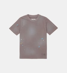T-shirt à col rond avec logo MM6 Maison Margiela