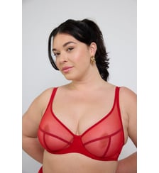 Soutien-gorge avec armatures Nufit rouge Maison Lejaby