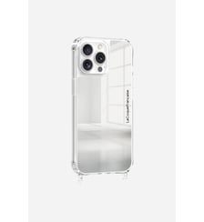 Coque de téléphone miroir anti-choc avec anneaux pour iPhone 14 Pro Max La Coque Française