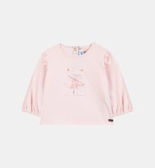 T-shirt - Rosée coton imprimé souris dansante Tartine Et Chocolat