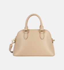 Sac à main demi lune en cuir Lancaster