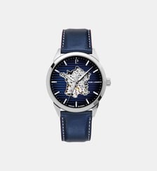 Montre automatique Monarck Argenté, Bleu foncé 316F166 Pierre Lannier