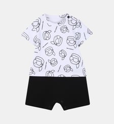Combinaison manches courtes Karl Lagerfeld Kids