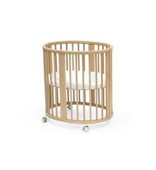 Berceau Sleepi Mini Naturel avec matelas respirant Stokke