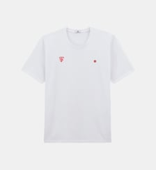 T-shirt manches courtes en coton Stade Toulousain mosaïque Serge Blanco