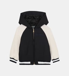 Veste bicolore à capuche Balmain