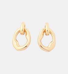 Boucles d'oreilles anneaux irréguliers - Collection Recyclée Balaboosté