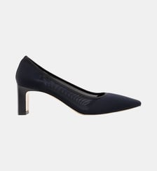 Bottines en résille stretch et cuir d' LUNA Parallèle