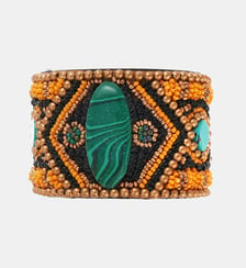 Bracelet jonc avec perles tissées TONNIE Hipanema