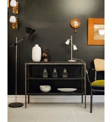 Étagère-console aux lignes industrielles Isabelle N°313- Produit chiné Debongout