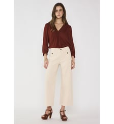Jean Large Et Cropped En Coton Mélangé Mae Maison 123