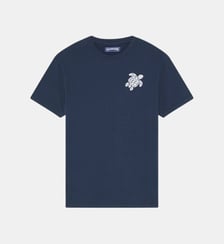 T-shirt en coton organique Tortue brodée Vilebrequin