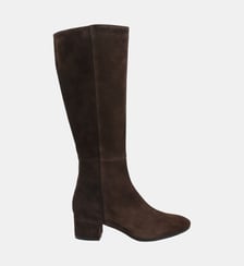 Botte salerne - cuir velours Manfield
