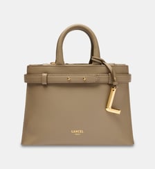 Sac à main carryall zippé S en cuir signature Lancel