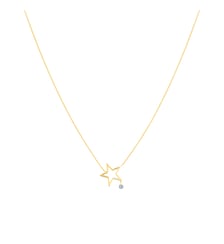 Collier POP MON ÉTOILE - Diamant 0,07ct - Or jaune 750‰ La Brune & La Blonde